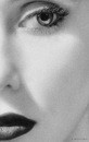 Portrait. Sad fragment.    