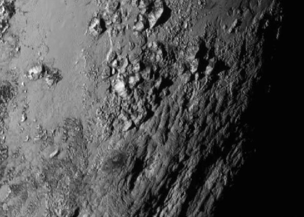 поверхность планеты Плутон