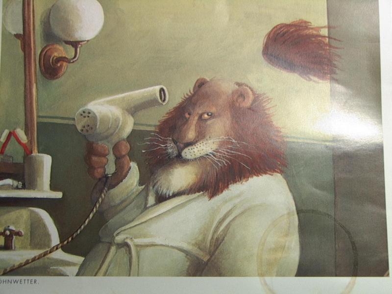  Crazy Lion in Bathroom