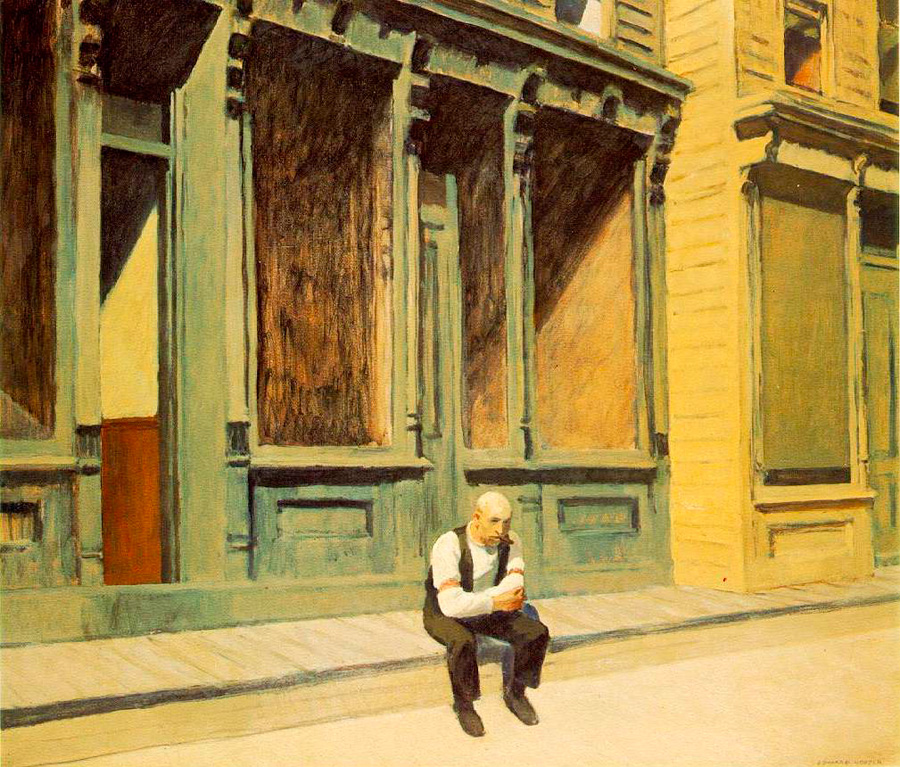  Edward Hopper. Sunday