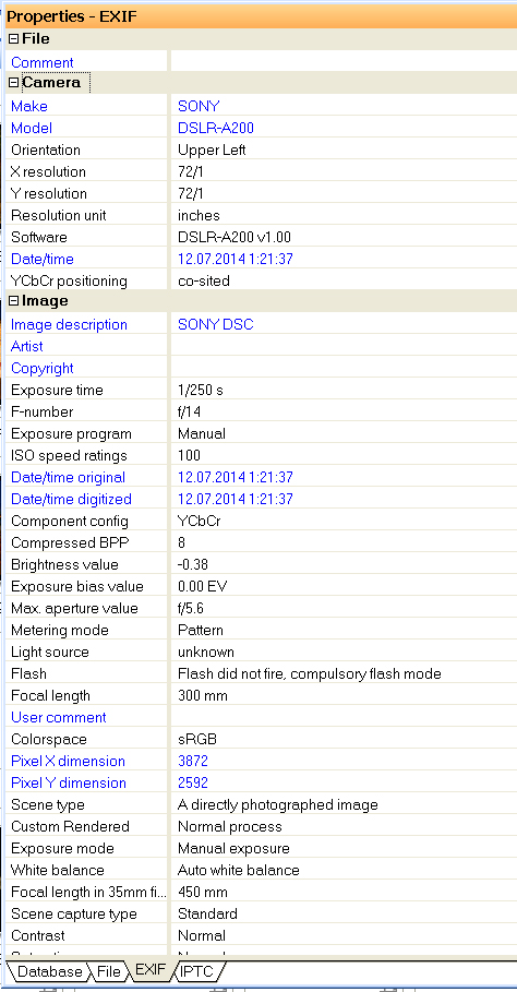  EXIF