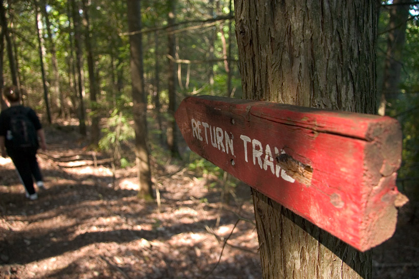  Return trail