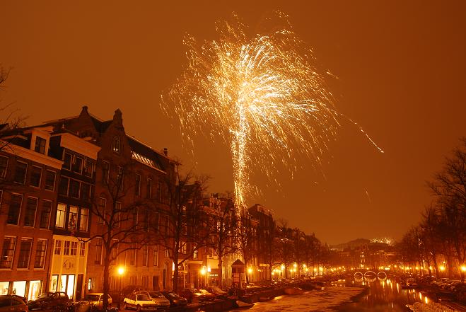  New year in Amsterdam