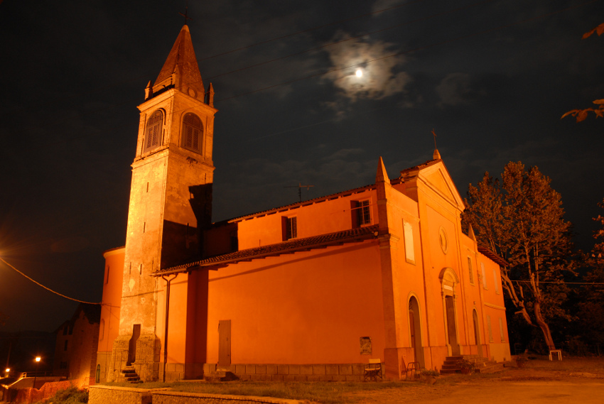  Church under the moon