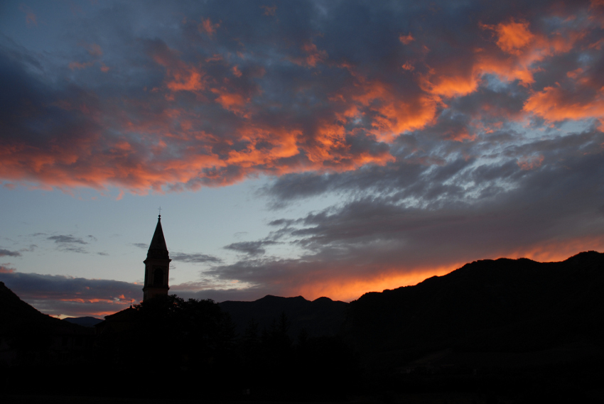  Church under sunset
