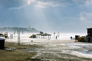 stormy weather and light - old Jaffa