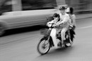 Family Truck. Hanoi, Vietnam.